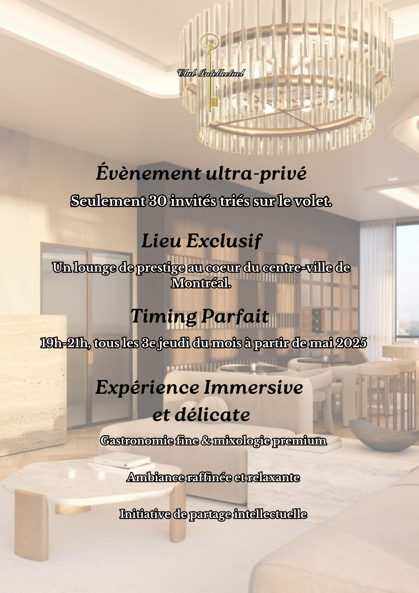 CLUB INTELLECTUEL - Adhésion mensuelle