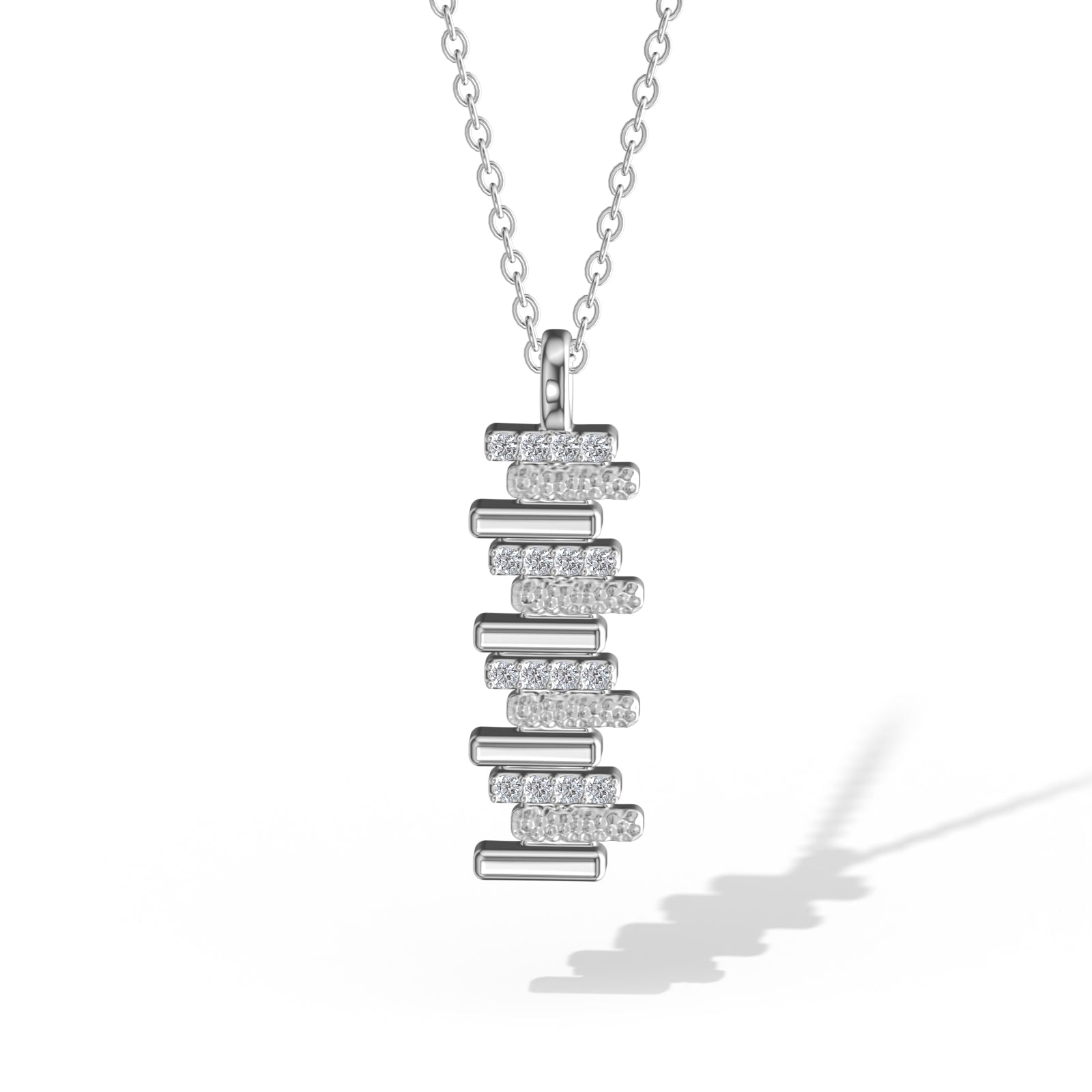 LAVERTUE is a poetic fine necklace inspired by a timeless fable about patience and healing. Designed in Montreal, available in solid white gold and 24k vermeil, with zircon or diamond stones.