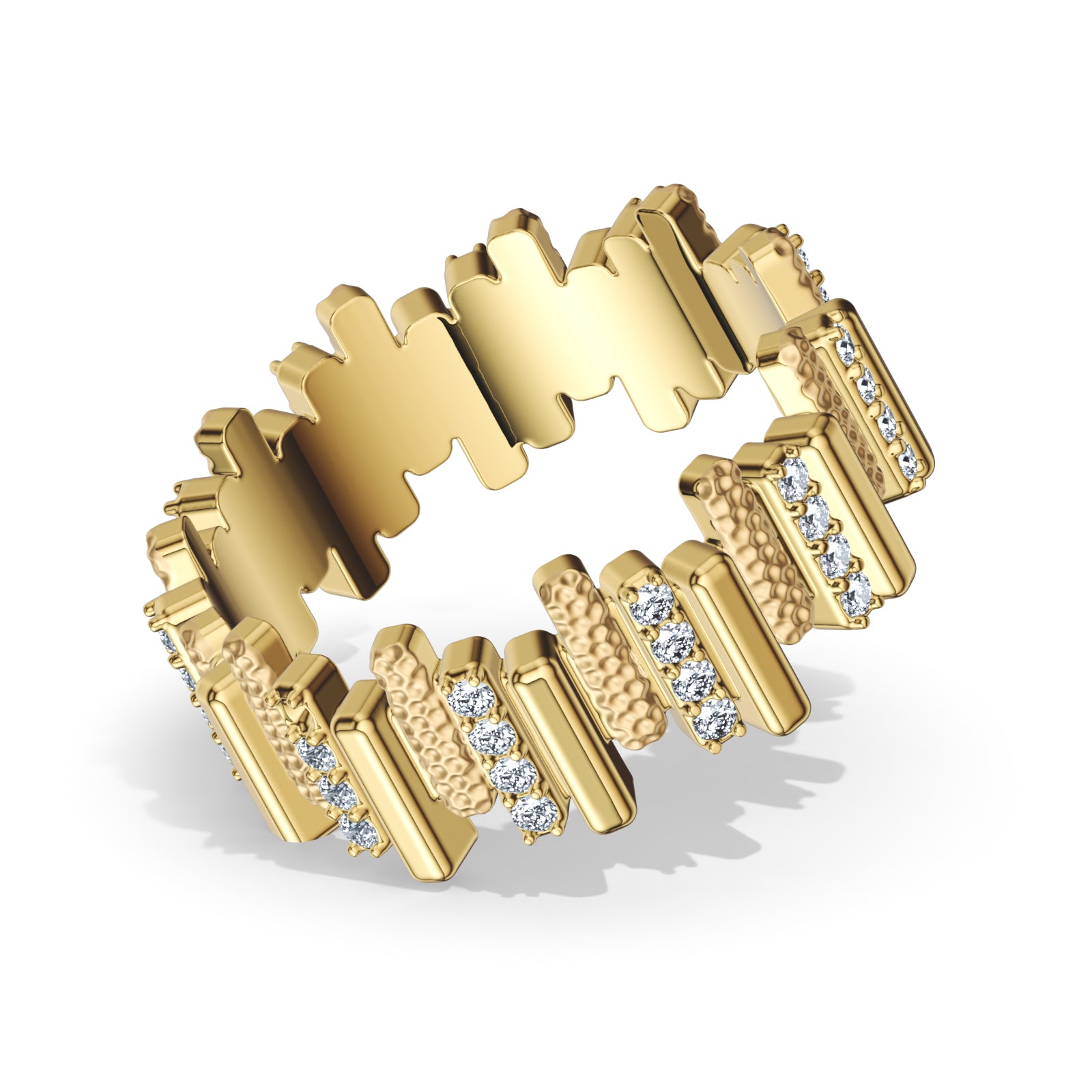 LAVERTUE is a poetic fine ring inspired by a timeless fable about patience and healing. Designed in Montreal, available in solid yellow gold and 24k vermeil, with zircon or diamond stones.