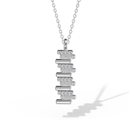 LAVERTUE is a poetic fine necklace inspired by a timeless fable about patience and healing. Designed in Montreal, available in solid white gold and 24k vermeil, with zircon or diamond stones.