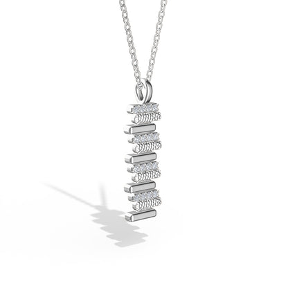 LAVERTUE is a poetic fine necklace inspired by a timeless fable about patience and healing. Designed in Montreal, available in solid rose gold and 24k vermeil, with zircon or diamond stones.