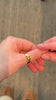 Video showcasing shiny DOLCE ring 6mm in yellow gold.