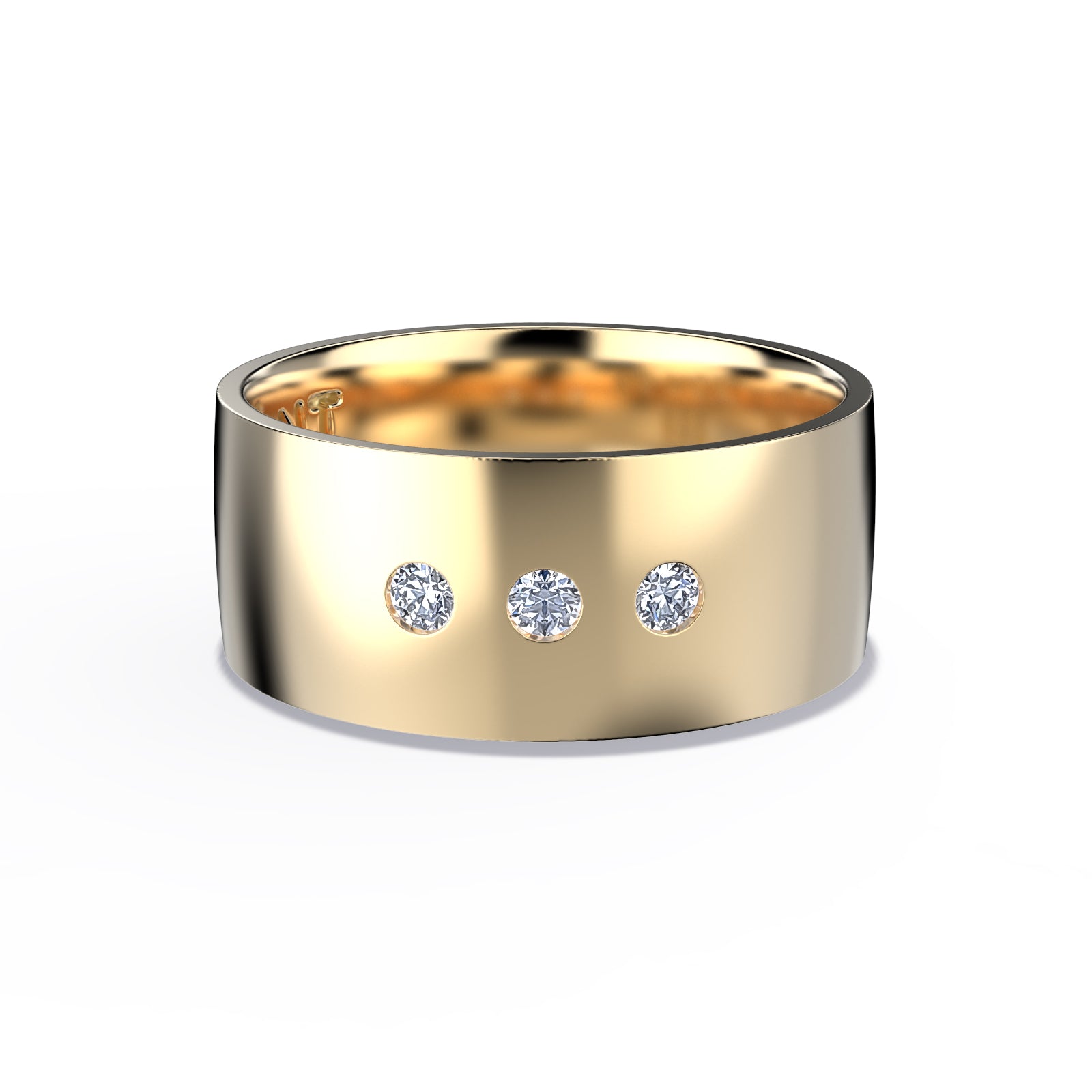 Inspired by a poetic ode to farniente, DOLCE features 3 stones like ellipses, a tribute to slowness, pleasure, and elegant pause. Made in Montreal in solid yellow gold (10k,14k,18k) and vermeil 24k.