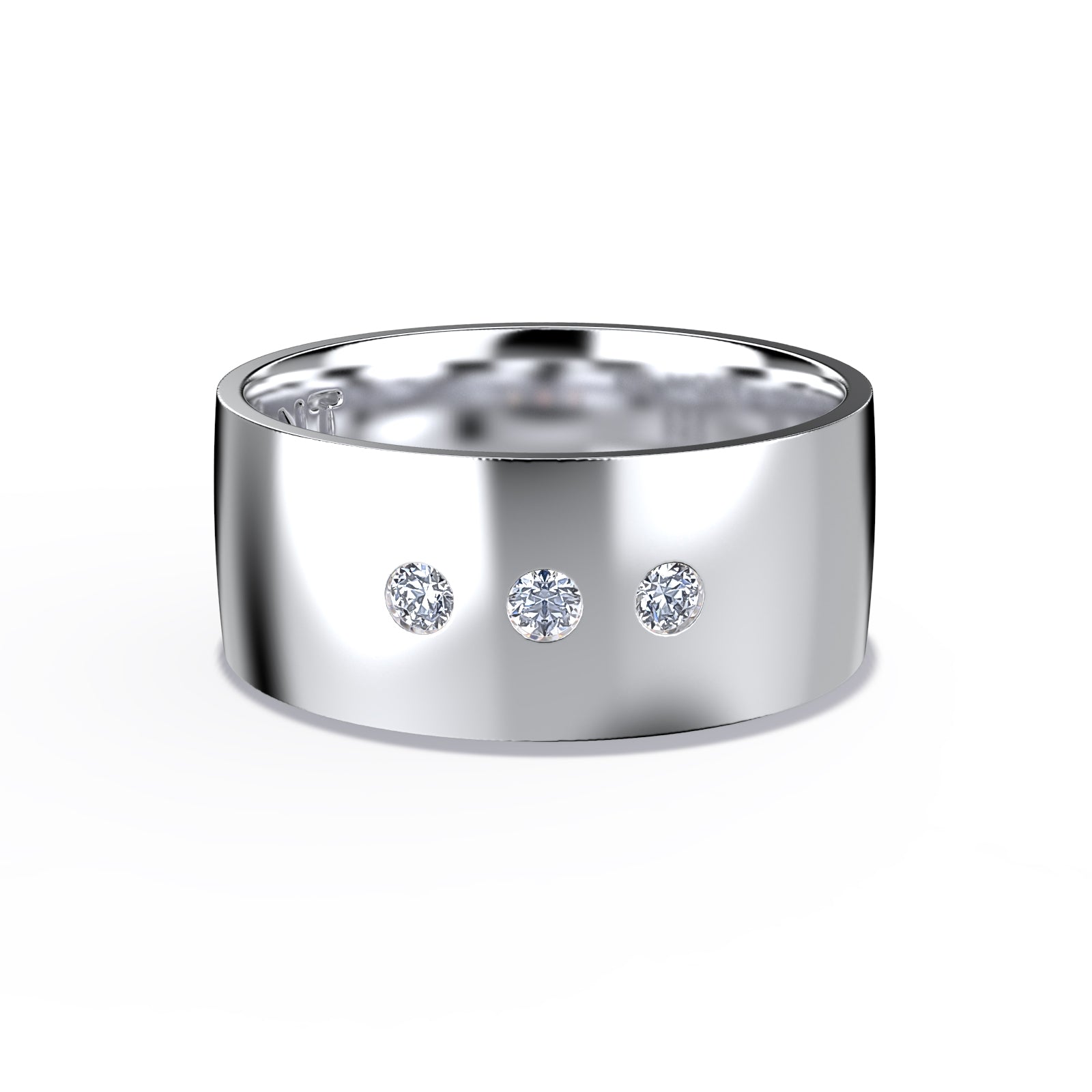 Inspired by a poetic ode to farniente, DOLCE features 3 stones like ellipses, a tribute to slowness, pleasure, and elegant pause. Made in Montreal in solid white gold (10k,14k,18k) and vermeil 24k.