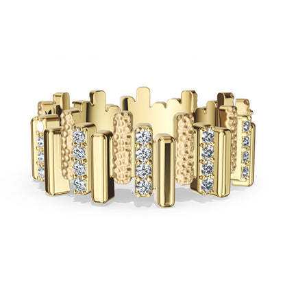 LAVERTUE is a poetic fine ring inspired by a timeless fable about patience and healing. Designed in Montreal, available in solid yellow gold and 24k vermeil, with zircon or diamond stones.